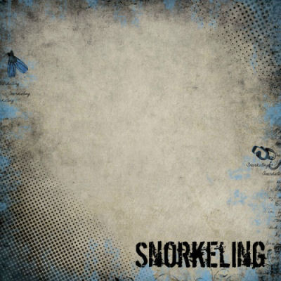 Stamping Station - Snorkeling Antique Paper